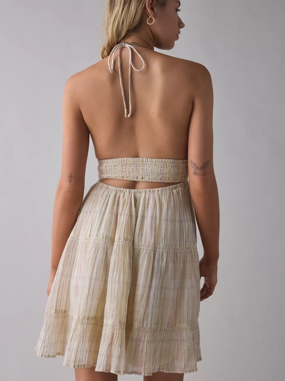 Urban Outfitters Kimchi Blue Phoebe Open-Back Halter Dress - Picture 5 of 5